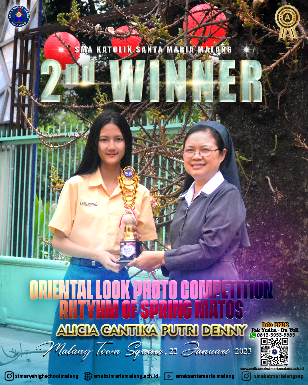 Alicia Cantika Juara 2 Oriental Look