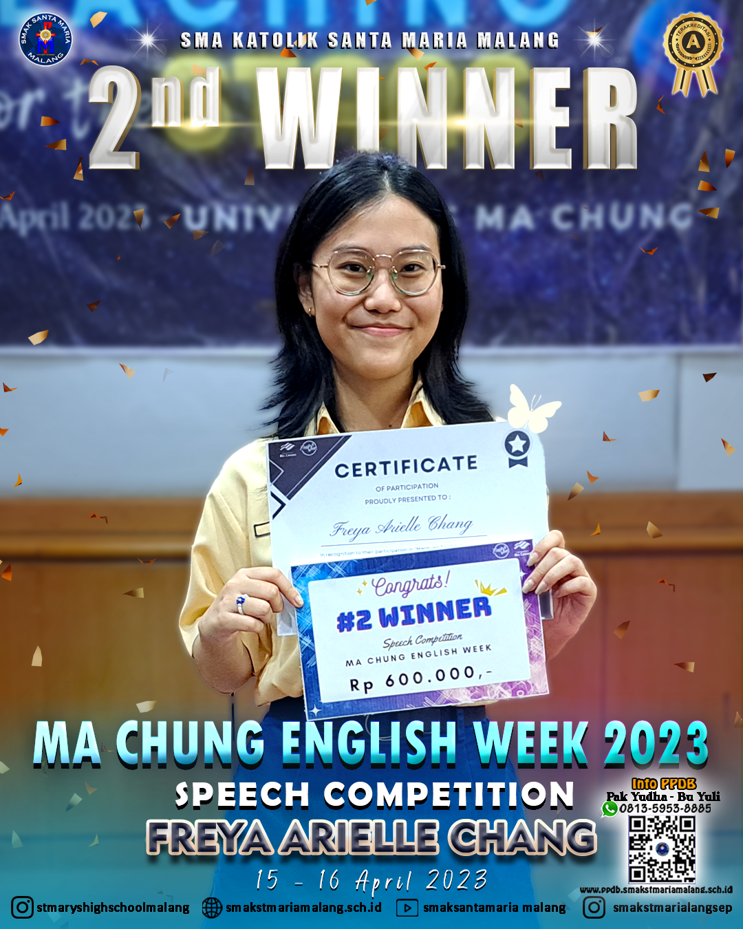 Freya Juara 2 English Speech